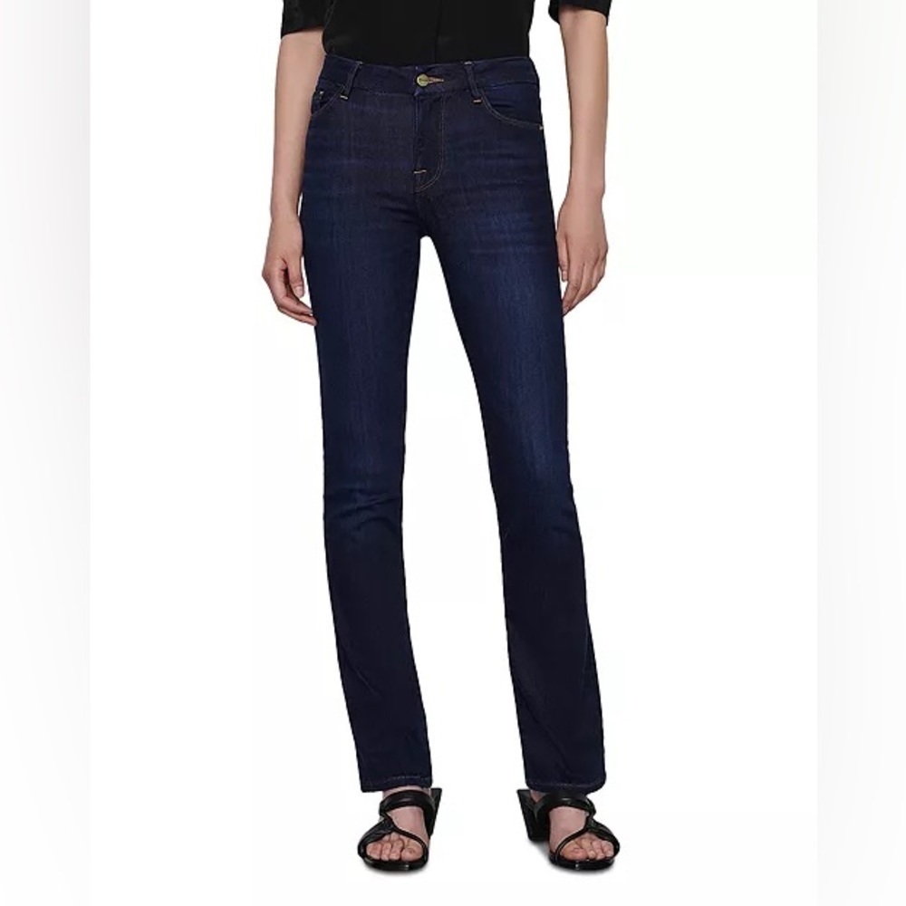 FRAME Women's Le Mini Boot Jeans in Glade - Picture 2 of 10
